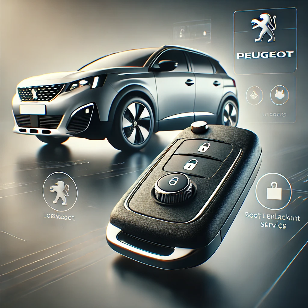 Peugeot Car Locksmith Replacement and Spare Peugeot Keys